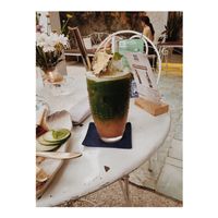 Green juice at Elixir in Ubud