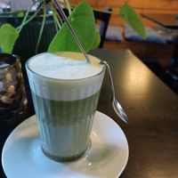 Vegan Matcha Latte at Café GUTTUT in Dortmund