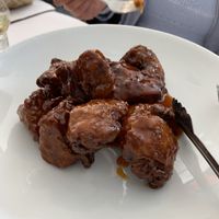 Maple fried chicken  at Caruso's in Gymea