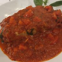 Vegan lasagna  at Caruso's in Gymea