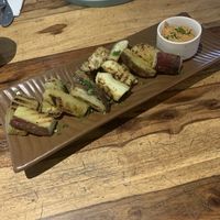 Sweet potato wedges  at Greenr Cafe in New Delhi