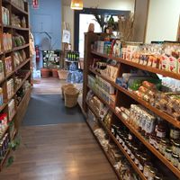 Shelves  at Ecoteca in Barcelona