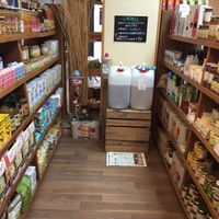 Shelves  at Ecoteca in Barcelona