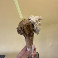 Coffee and hazelnut   at Bagni Di Nerone in Pisa