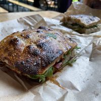 BBQ Mushroom Sandwich  at Plant Food in Aarhus