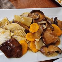 Manzo con funghi è bambu at Orient Express in Venice