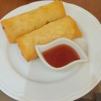 spring rolls (involtini di primavera) at Orient Express in Venice
