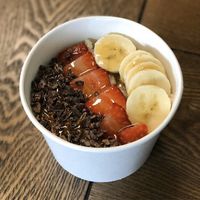 Steel Cut Oats with toppings at Simply Pressed Juice in Granger