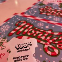 It’s vegan. Excellent service  at Monty's Good Burger - Echo Park in Los Angeles