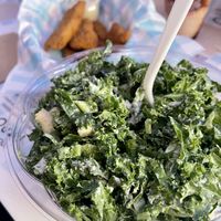 Kale salad and nugs   at Monty's Good Burger - Echo Park in Los Angeles