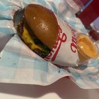 Double burger   at Monty's Good Burger - Echo Park in Los Angeles