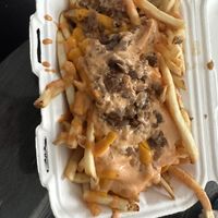 Max’d Out Fries  at Monty's Good Burger - Echo Park in Los Angeles