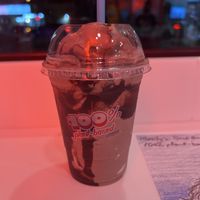 Chocolate shake   at Monty's Good Burger - Echo Park in Los Angeles