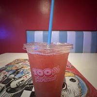 Sparkling Strawberry Lemonade   at Monty's Good Burger - Echo Park in Los Angeles