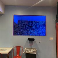 Back room is more cozy and lots of art  at Monty's Good Burger - Echo Park in Los Angeles