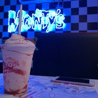 This shake is life changing   at Monty's Good Burger - Echo Park in Los Angeles