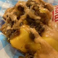 Iconic fries at Monty's Good Burger - Echo Park in Los Angeles