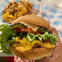 Burger at Monty's Good Burger - Echo Park in Los Angeles