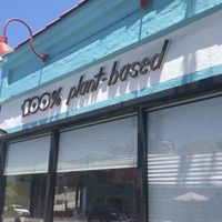 outside at Monty's Good Burger - Echo Park in Los Angeles