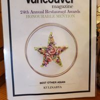 They deserve this! Excellent food and fabulous service! at Kulinarya in Coquitlam