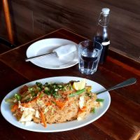 Vegan Pancit Biho, to die for! :D at Kulinarya in Coquitlam