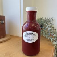 beet detox juice   at The Sprout Kitchen in St Augustine