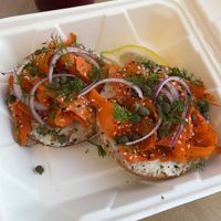 carrot lox  at The Sprout Kitchen in St Augustine