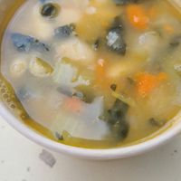 White bean and kale soup at The Sprout Kitchen in St Augustine