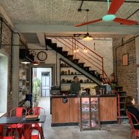   at Brick Coffee in Ninh Binh