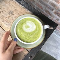   at Brick Coffee in Ninh Binh