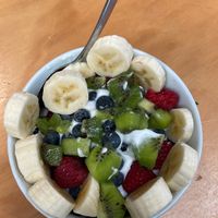 Fruit & coconut yogurt   at Super Raw in Preston