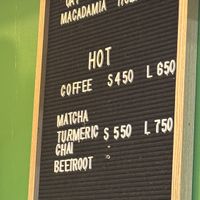 Mylk options   at Super Raw in Preston