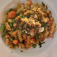 chickpea rigatoni  at Mizza in Santa Barbara