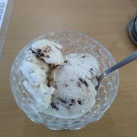 Vanilla ice cream mixed with brownie - Must try at Elysian Delights - Ethigreenz in Gurugram