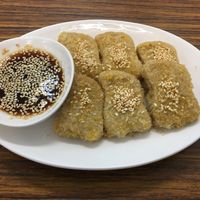 Vegan chik’n nuggets (wheat-based)  at Lu's Vegetarian 蔬福創意蔬食料理 - Shū Fú in Taipei