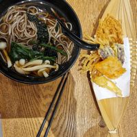 Tempura veg ramen at Zen House Japanese Vegetarian in Selangor