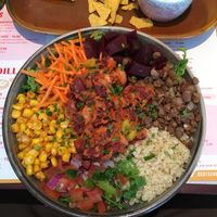 Quinoa bowl  „golden state bowl"  at La Burrita in Munich
