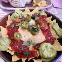 Vegan nachos at La Burrita in Munich