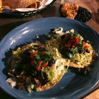 Vegan Mushroom Tostada at Amaya's Fresh Mexican Grill in Monroe