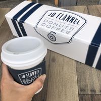 Love my giant boxes of donuts  at JD Flannel in San Juan Capistrano