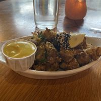 Garlic parmesan tempura cauliflower  at ION - It's Only Natural Restaurant in Middletown