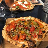 Vegan pizza with local ingredients at Mastio in Limhamn