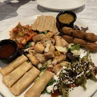 Sharing starter at Puti Vegan Cafe in Glasgow