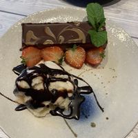 Chocolate biscuit cheesecake  at Puti Vegan Cafe in Glasgow