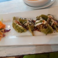 Gyoza at Puti Vegan Cafe in Glasgow