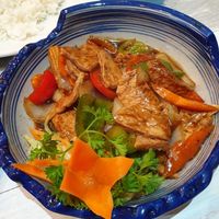 Sizziling tofu 😋 at Puti Vegan Cafe in Glasgow