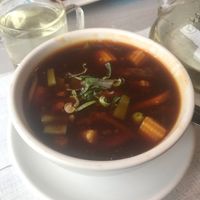 Hot and Sour Soup at Puti Vegan Cafe in Glasgow