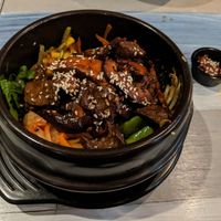 Bimbimbap at Puti Vegan Cafe in Glasgow