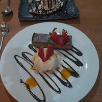 Cheesecake, incredible! at Puti Vegan Cafe in Glasgow