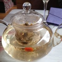 Selection of tasty and unusual teas at Puti Vegan Cafe in Glasgow